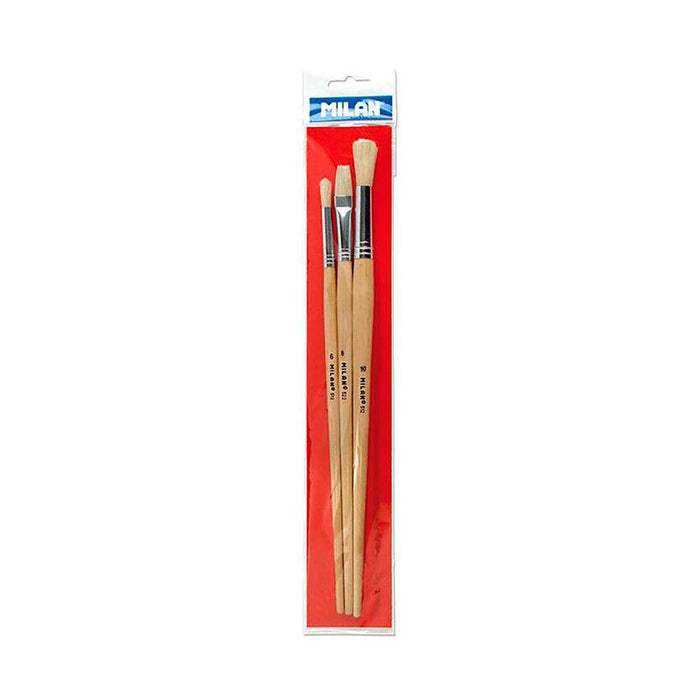 Pack De 5 Unidades - Pinceles Para Oleo, Acrilico Serie 512 N° 6 Y 10, Serie 522 N° 8, Blister 3 Uds