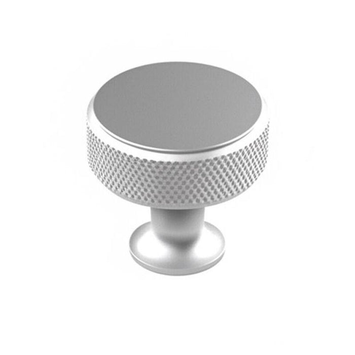 Pack De 5 Unidades - Pomo Para Mueble, Modelo 751, De Aluminio Con Acabado Niquelado, Ø30 Mm