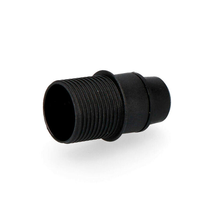 Pack De 5 Unidades - Portalamparas E-14 Semi-Roscado Negro Solera 6584ctn