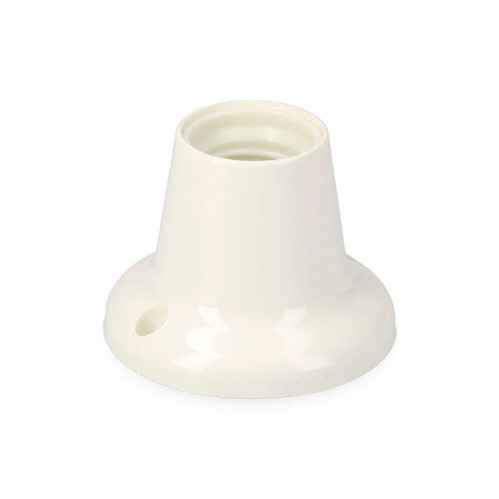 Pack De 5 Unidades - Portalamparas Zocalo Recto E-27envasado Edm