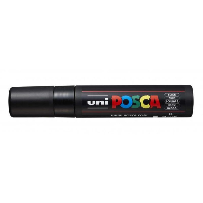 Pack De 5 Unidades Posca Pc-17k Marcador De Pintura - Punta De Poliester Biselada 15mm - Ancho De Trazo Muy Grueso -