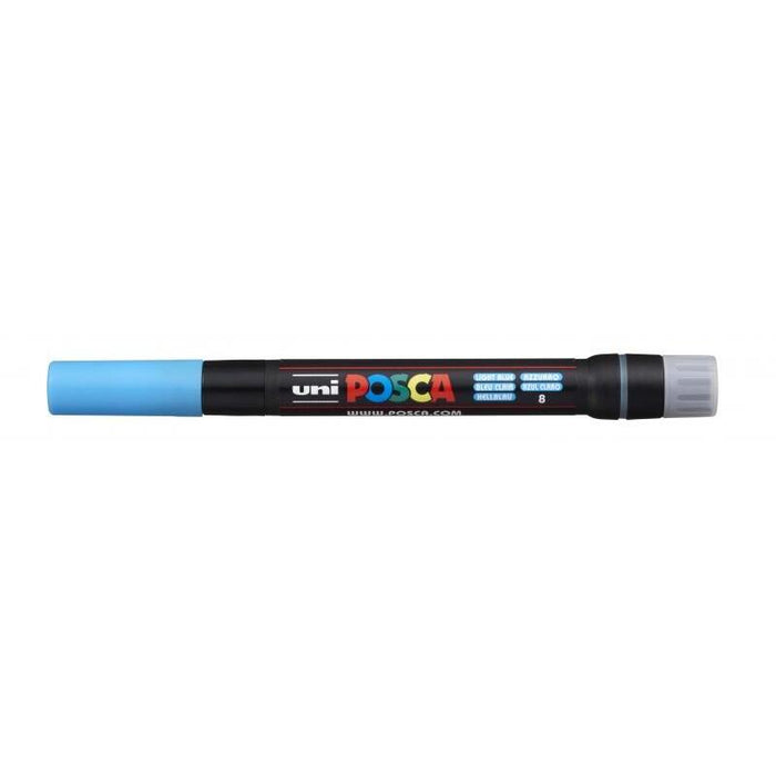 Pack De 5 Unidades Posca Pcf-350 Marcador De Pintura - Punta Acrilica Estilo Pincel - Base Al Agua - Resistente A La