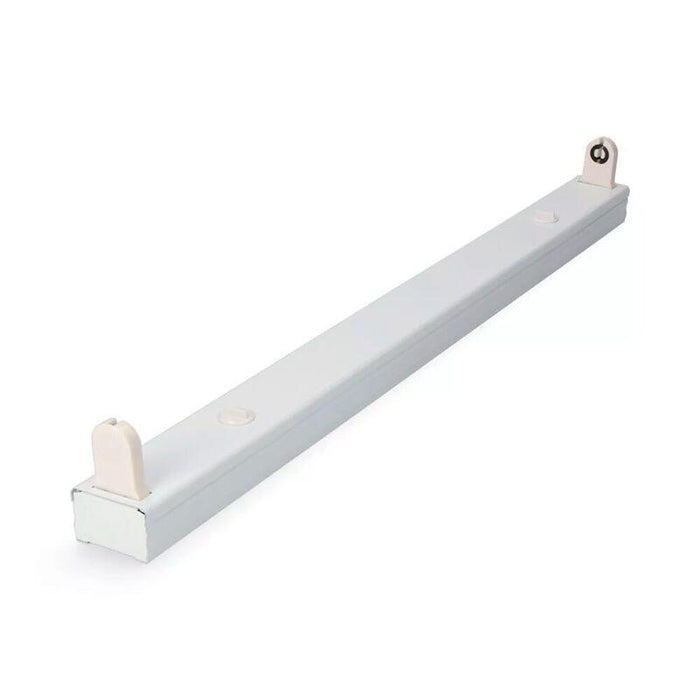 Pack De 5 Unidades - Regleta T8 Especial Para Tubo Led De 60 Cm, Blanca, 620 X 34 X 16 Mm