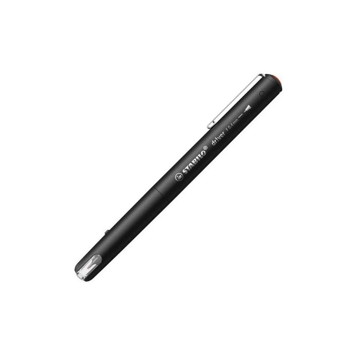 Pack De 5 Unidades Stabilo Dr!Ver Rotulador De Punta Fina 0.4mm - Tinta A Prueba De Manchas, Inodora Y Con Base Al Agua