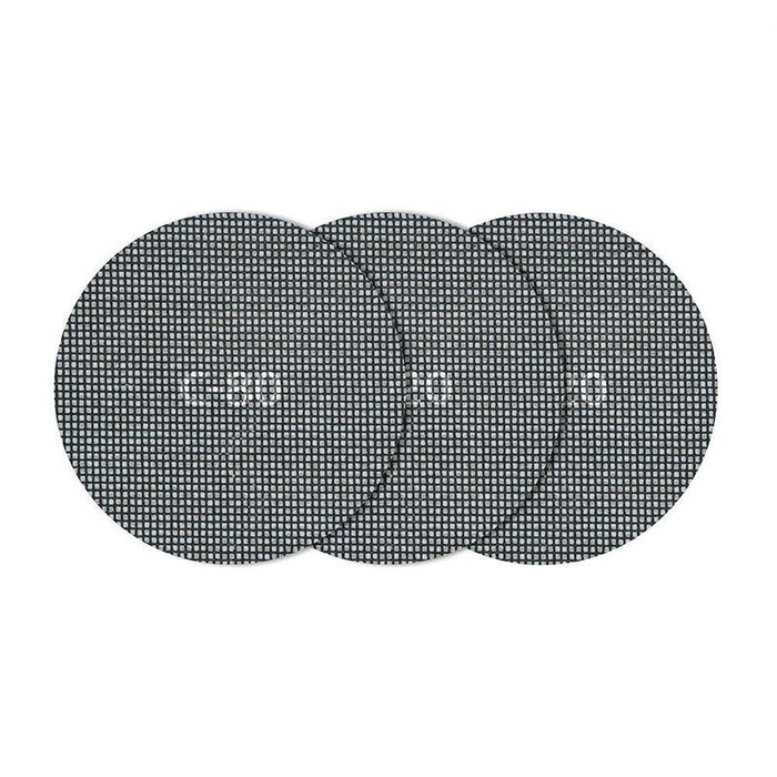 Pack De 5 Unidades - Tejidos De Rejilla Adherentes Carburo De Silicio Ø125 Mm, Grano 80/120/220, Pack 5 Uds