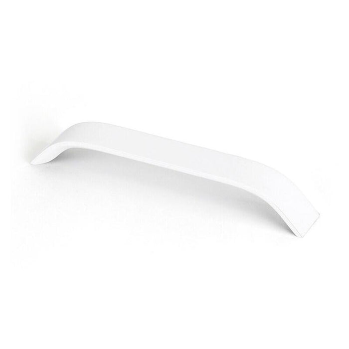 Pack De 5 Unidades - Tirador De Mueble Tipo Asa, Modelo 2267, De Aluminio Con Acabado Blanco Mate, 160 Mm