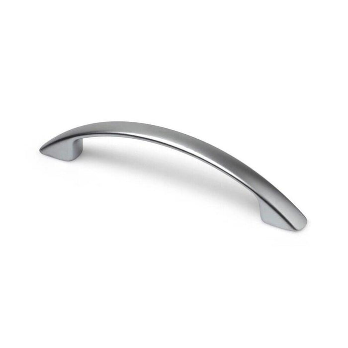 Pack De 5 Unidades - Tirador De Mueble Tipo Asa, Modelo 572, De Zamak Con Acabado Cromo Mate, 96 Mm