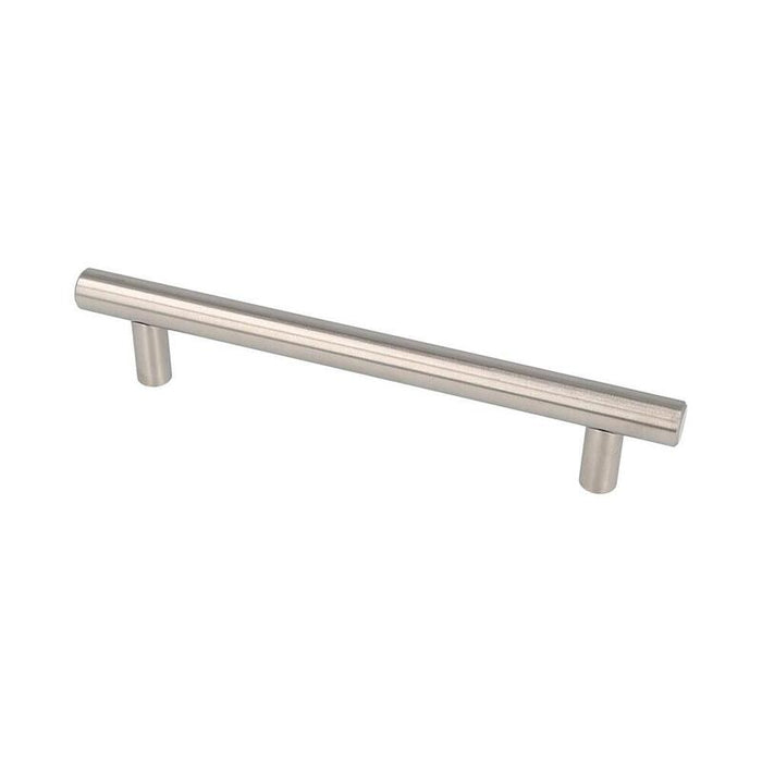 Pack De 5 Unidades - Tirador De Mueble Tipo Asa, Modelo 891h, De Acero Inoxidable Con Acabado Aluminio, 128 Mm