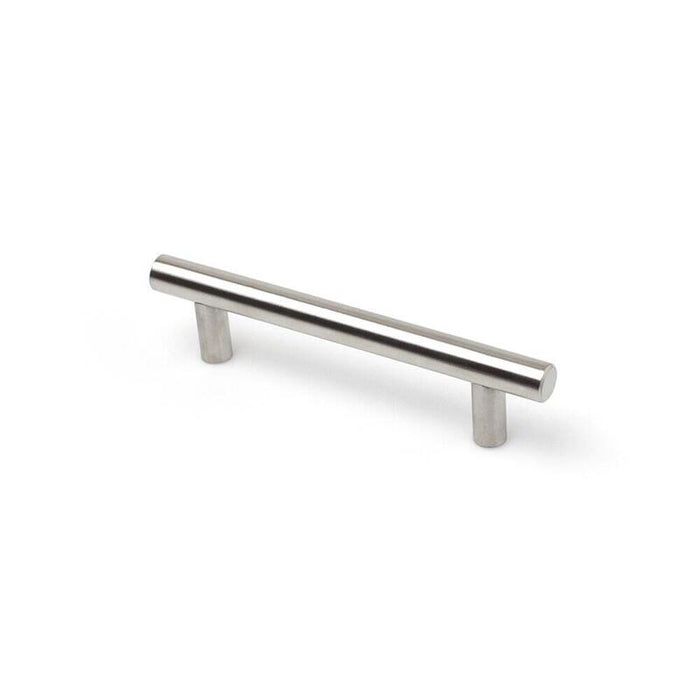 Pack De 5 Unidades - Tirador De Mueble Tipo Asa, Modelo 891h, De Acero Inoxidable Con Acabado Aluminio, 96 Mm