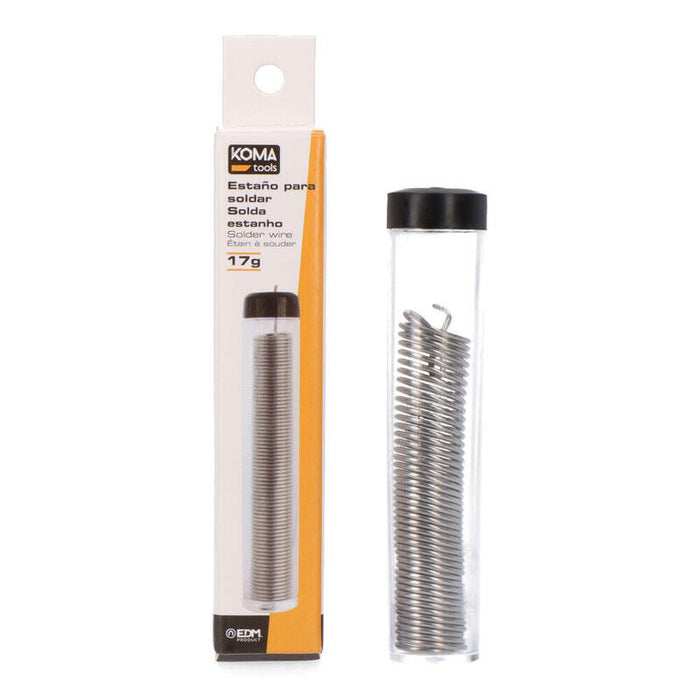 Pack De 5 Unidades - Tubo De Estaño 60% 1mm. 17g. Koma Tools