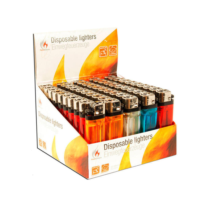 Pack De 50 Unidades - Encendedor Standard Colores Surtidos Euro/U