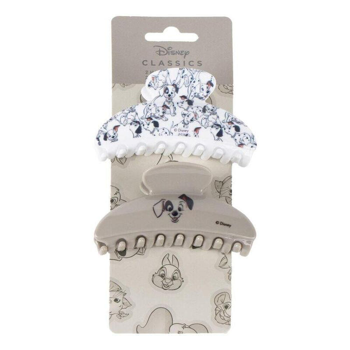 Pack De 6 Unidades - Blister 2 Pinzas De Pelo 101 Dalmatas Disney