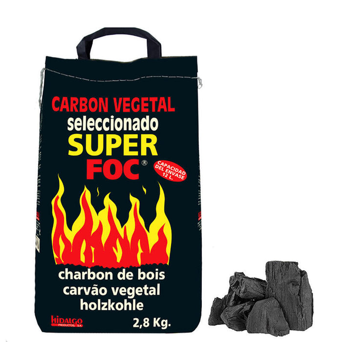 Pack De 6 Unidades - Bolsa De Carbón Vegetal 2,8 Kg