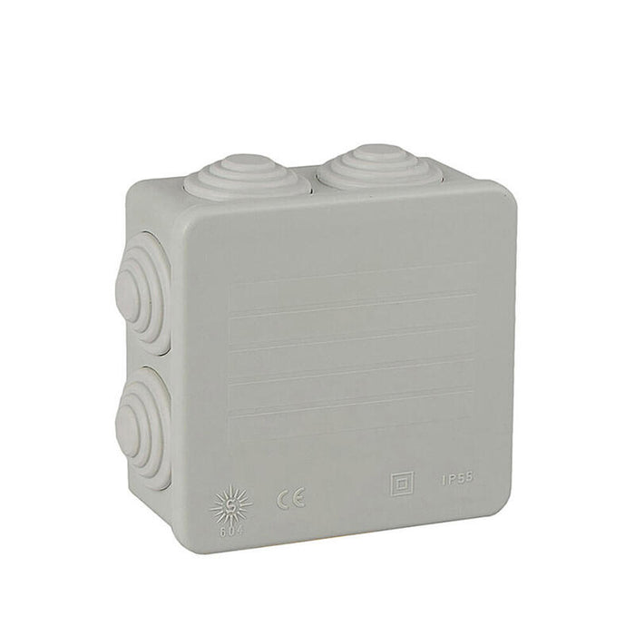 Pack De 6 Unidades - Caja Cuadrada Estanca 80x80x35mm Solera 604