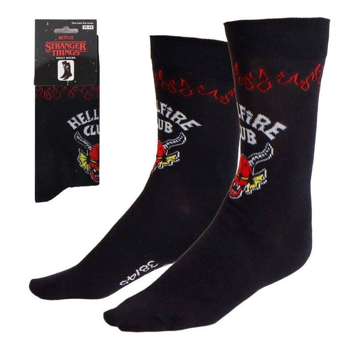 Pack De 6 Unidades - Calcetines Hellfire Club Stranger Things Adulto