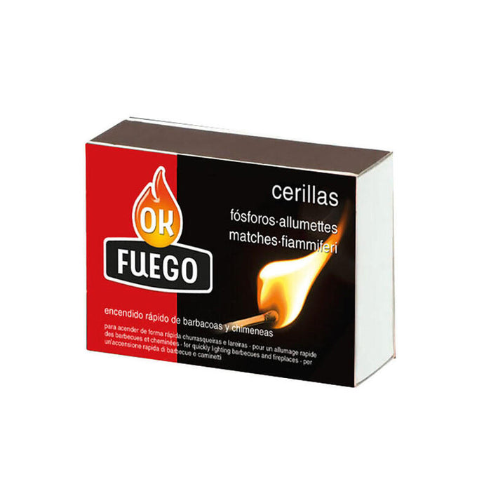Pack De 6 Unidades - Cerillas De Cocina Okfuego, 100 Uds X 3 Cajas