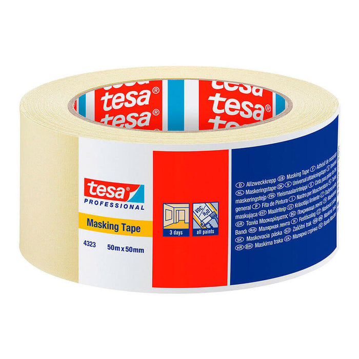 Pack De 6 Unidades - Cinta De Pintor 50m X 50mm 4323 Tesa