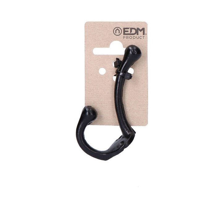 Pack De 6 Unidades - Colgador 75mm H° Negro En Cartón Colgante Edm