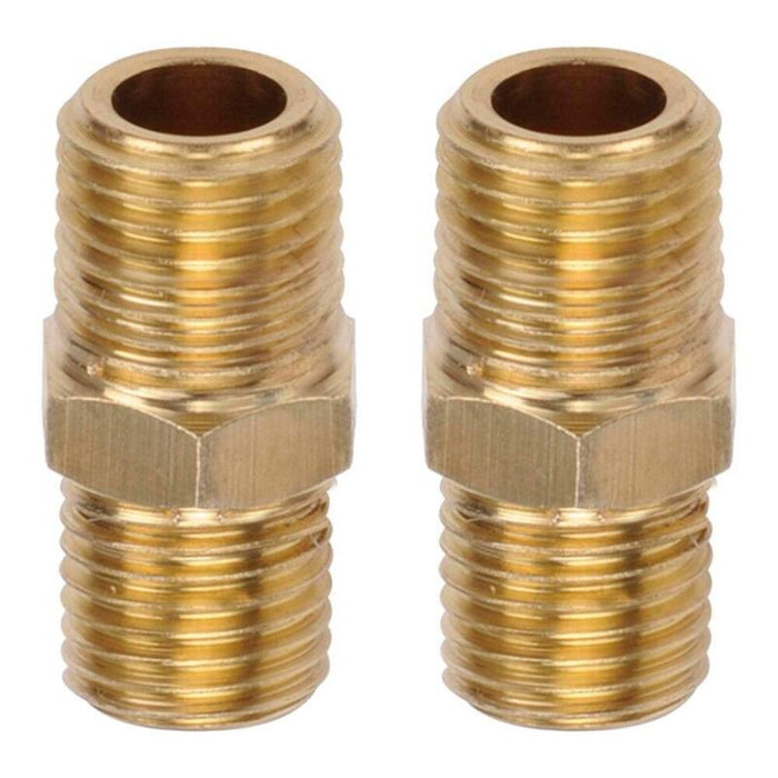 Pack De 6 Unidades - Conectores Dobles Latón Macho ¼ Macho ¼ Pulg, 2 Uds