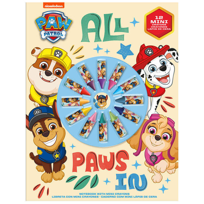 Pack De 6 Unidades - Cuaderno + Pegatinas Patrulla Canina
