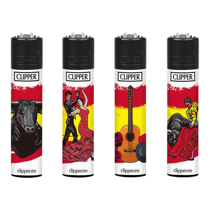Pack De 6 Unidades - Encendedor Cp11 Turistico, Diseños Variados. Clipper