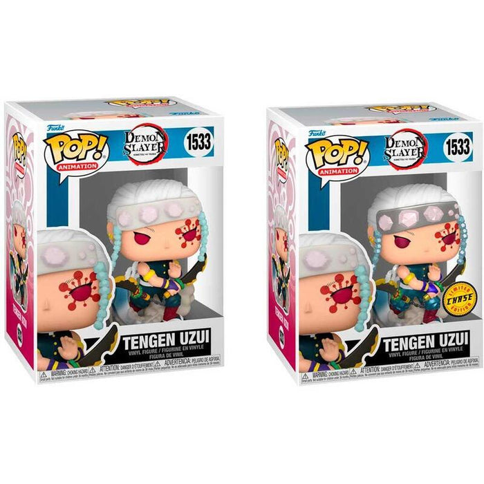 Pack De 6 Unidades - Figura Pop Demon Slayer Kimetsu No Yaiba Tengen Uzui 5 + 1 Chase