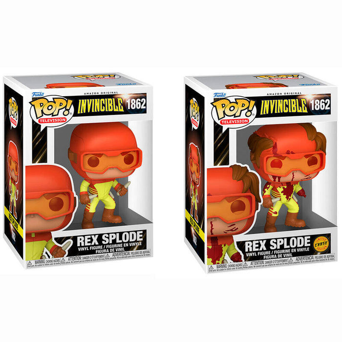 Pack De 6 Unidades - Figura Pop Invincible Rex Splode 5 + 1 Chase