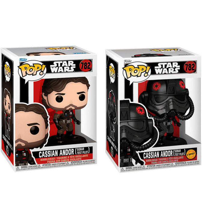 Pack De 6 Unidades - Figura Pop Star Wars Cassian Andor Sienar Test Pilot 5 + 1 Chase