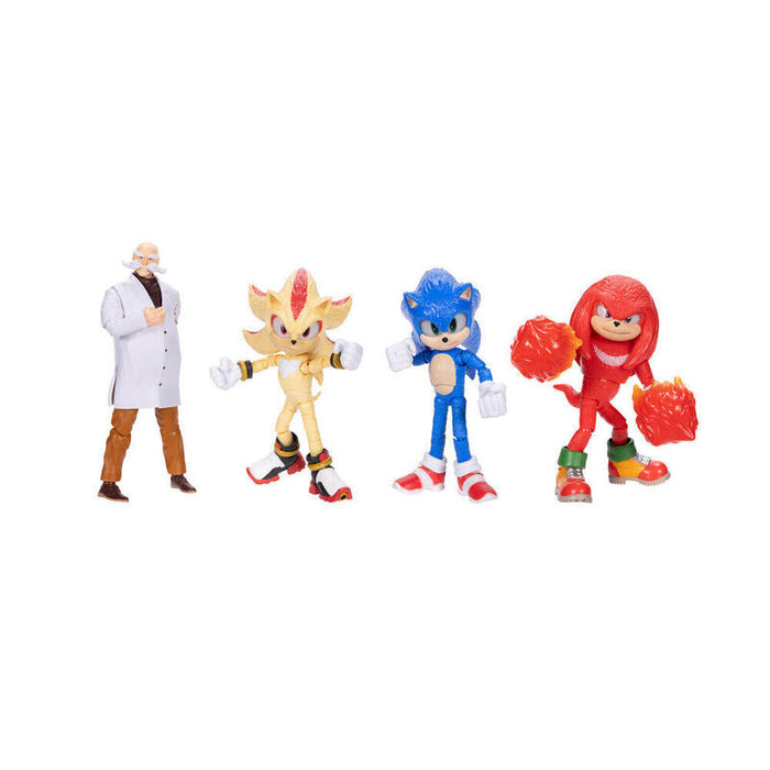 Pack De 6 Unidades - Figura Wave 3 Sonic 3 13cm Surtido