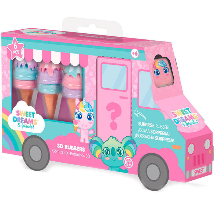 Pack De 6 Unidades - Gomas De Borrar Sweet Dreams
