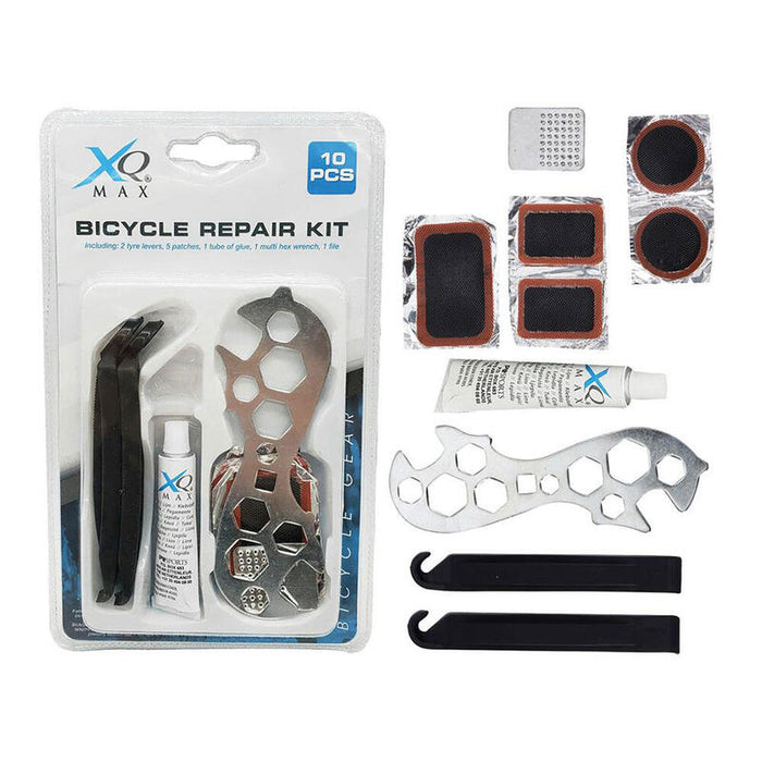 Pack De 6 Unidades - Kit Básico Reparación Ruedas Bicicleta 10 Piezas Xqmax