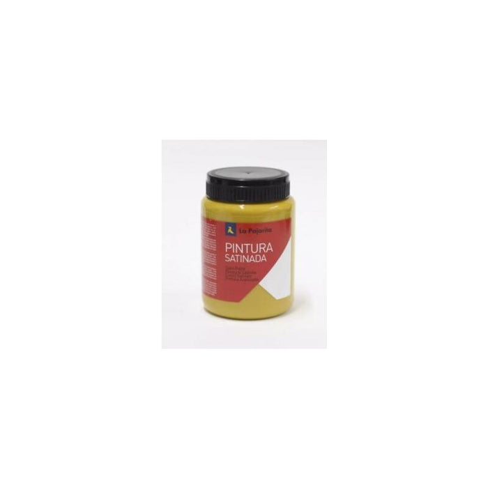 Pack De 6 Unidades La Pajarita Témpera Escolar Bote De 35ml Satinada Amarillo Oxido L-03