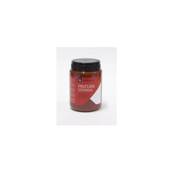 Pack De 6 Unidades La Pajarita Témpera Escolar Bote De 35ml Satinada  Rojo Oxido L-08