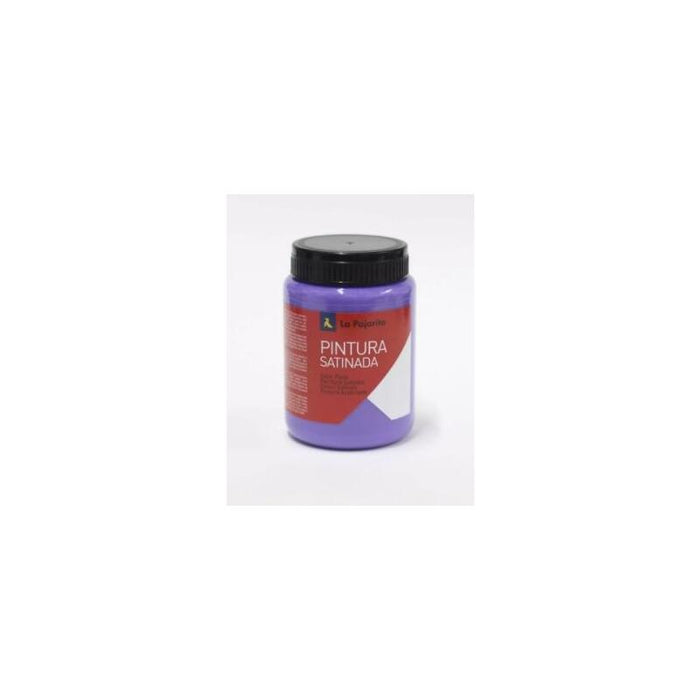 Pack De 6 Unidades La Pajarita Témpera Escolar Bote De 35ml Satinada Violeta L-13