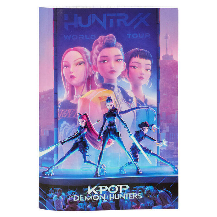 Pack De 6 Unidades - Libreta A4 Kpop Stationery Kpop Demon Hunters