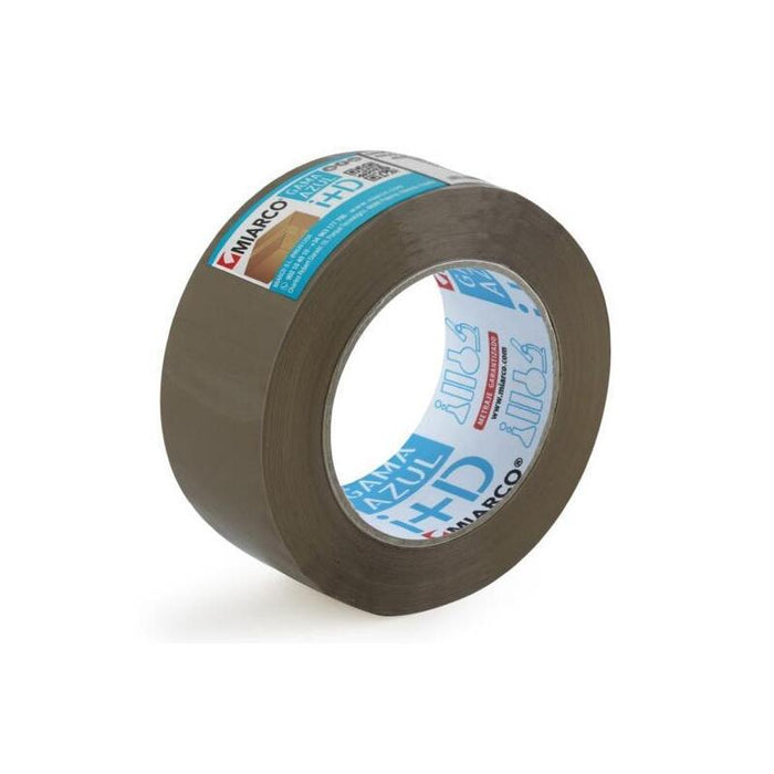 Pack De 6 Unidades Miarco Cinta De Embalaje Gama Azul Rollo 48x66 Marrón