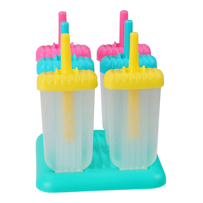 Pack De 6 Unidades - Moldes Para Helados De Hielo Colores Surtidos 6 Uds