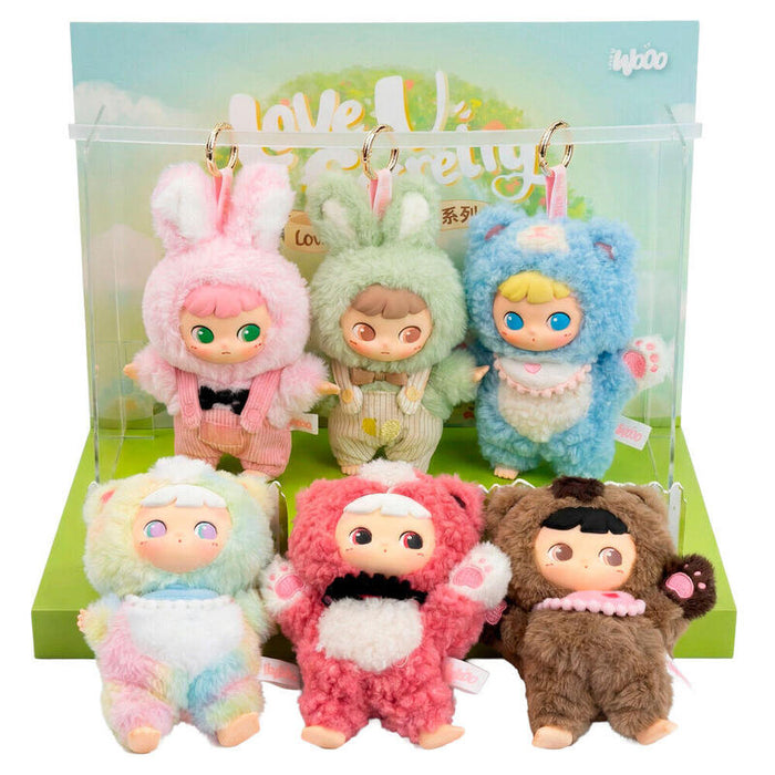 Pack De 6 Unidades - Muñeco Llavero Sorpresa Blind Box Cimmy Love U Secretly Series 17cm Surtido
