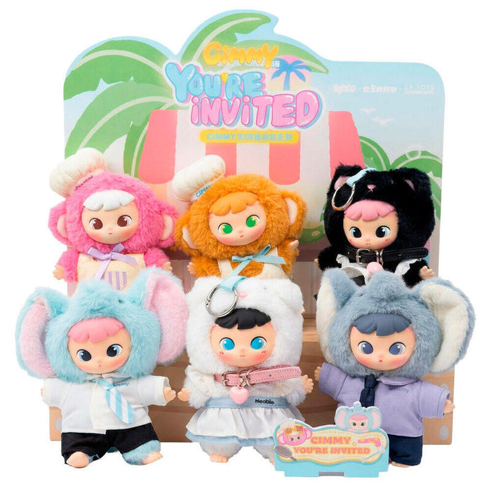 Pack De 6 Unidades - Muñeco Llavero Sorpresa Blind Box Cimmy You'Re Invited Series 17cm Surtido