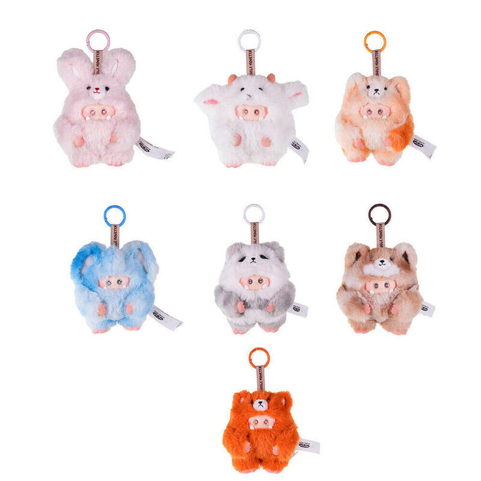 Pack De 6 Unidades - Muñeco Sorpresa Bosque Peludo Giggle Monster Surtido