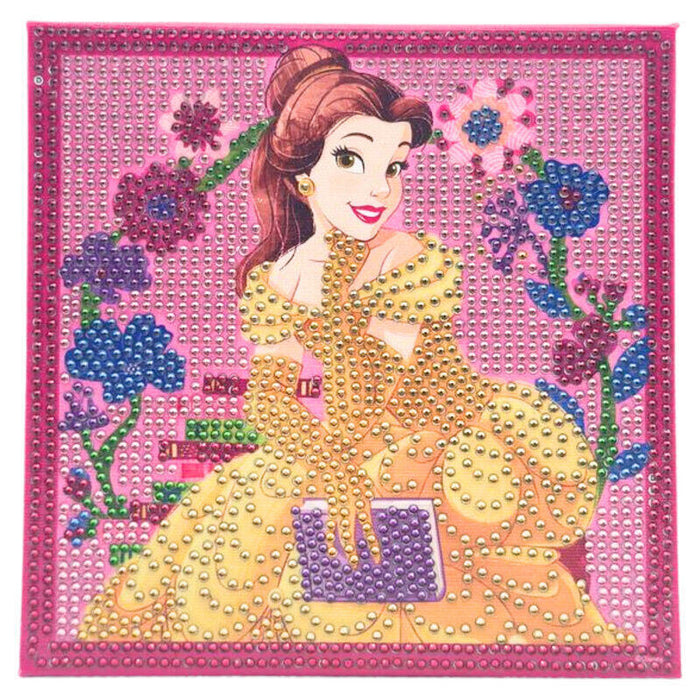 Pack De 6 Unidades - Pinta Con Diamantes Bella La Bella Y La Bestia Disney