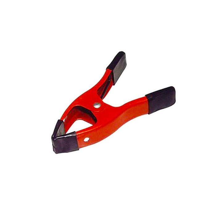 Pack De 6 Unidades - Pinza Metalica Con Mango De Goma 10 Cm
