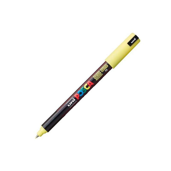 Pack De 6 Unidades Posca Marcador  Pc-1mr No Permanente Punta Extrafina 0.7mm Amarillo Sol