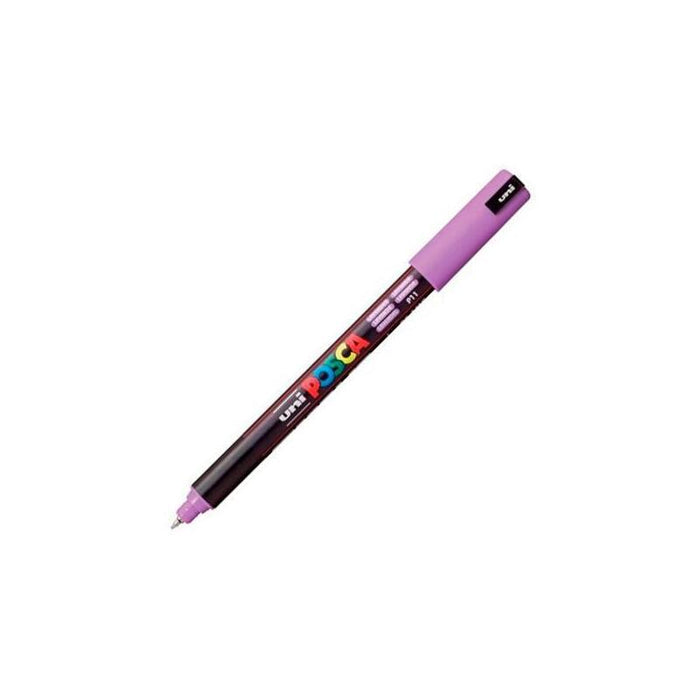 Pack De 6 Unidades Posca Marcador  Pc-1mr No Permanente Punta Extrafina 0.7mm Lavanda