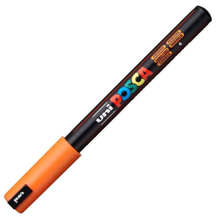 Pack De 6 Unidades Posca Marcador  Pc-1mr No Permanente Punta Extrafina 0.7mm Naranja