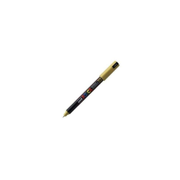 Pack De 6 Unidades Posca Marcador  Pc-1mr No Permanente Punta Extrafina 0.7mm Oro