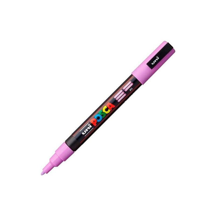 Pack De 6 Unidades Posca Marcador  Pc-3m Punta Cónica 0,9 - 1,3 Mm Lavanda