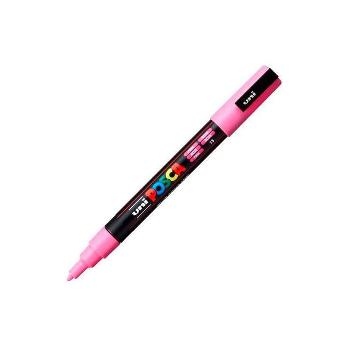 Pack De 6 Unidades Posca Marcador  Pc-3m Punta Cónica 0,9 - 1,3 Mm Rosa