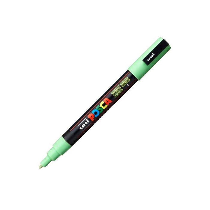 Pack De 6 Unidades Posca Marcador  Pc-3m Punta Cónica 0,9 - 1,3 Mm Verde Claro