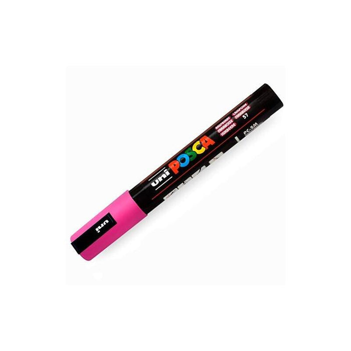 Pack De 6 Unidades Posca Marcador  Pc-5m No Permanente Punta Forma De Bala 1,8 - 2,5 Mm Frambuesa